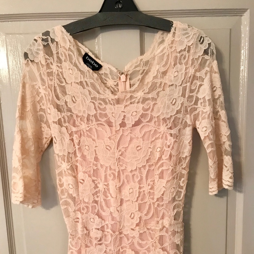 Bebe lace dress